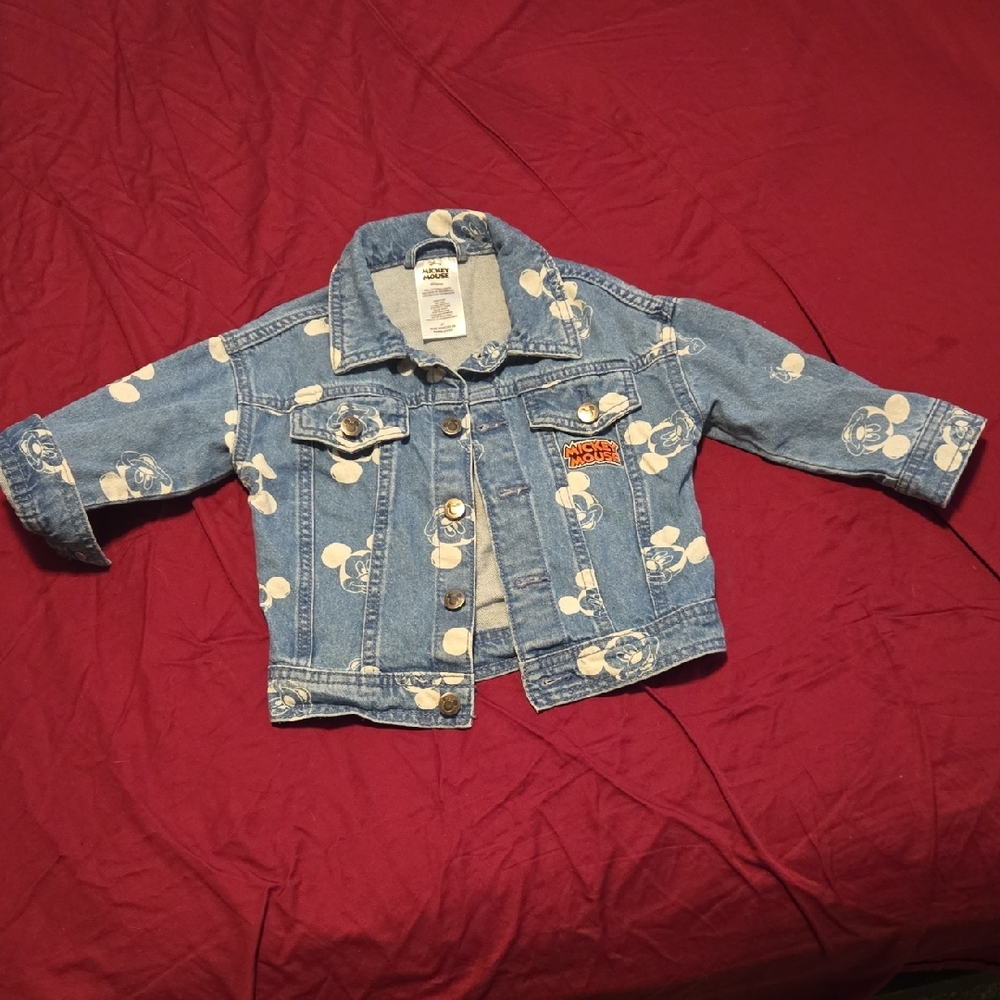 2T Mickey Mouse Denim Jean Jacket
